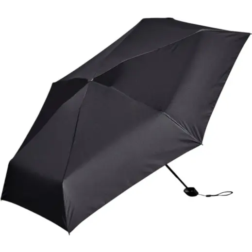 Serendipio Salem Recycled PET Compact Umbrella with EVA Pouch Black Unbranded